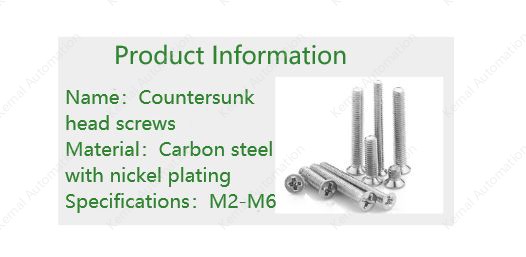 Electronic screws M3*8